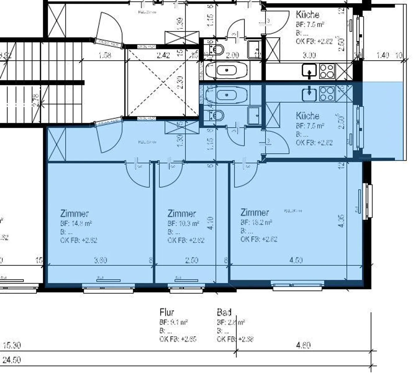 Gemütliche 3-Zimmerwohnung mitten in Steinhausen - Foto 7 von 7