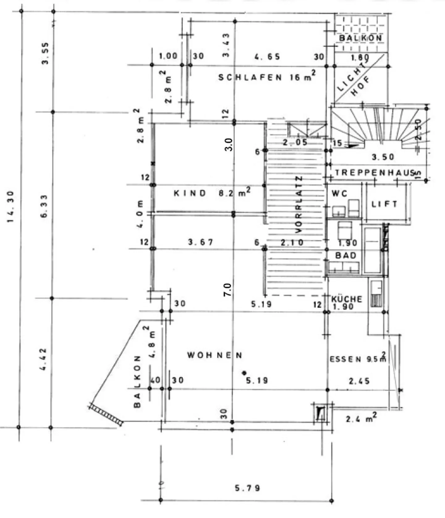 Appartement lumineux de 3,5 pièces dans un emplacement calme et central à Bottmingen - Photo 14 sur 14