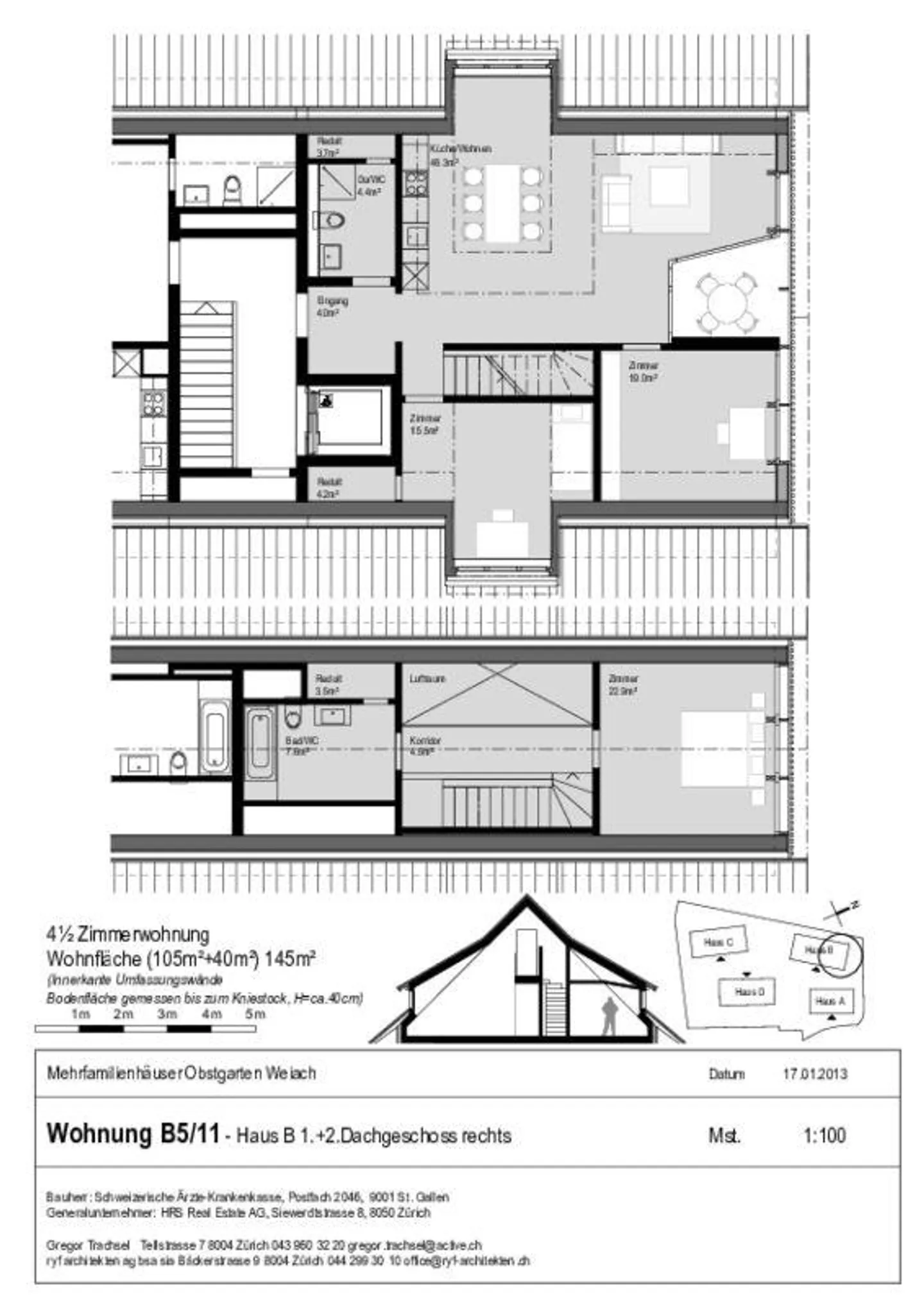 Grosszügige und heimelige Maisonettewohnung in ländlicher Idylle - Foto 3 von 15