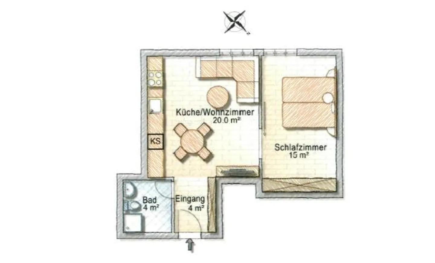 Appartement de 2.5 pièces - Photo 5 sur 5