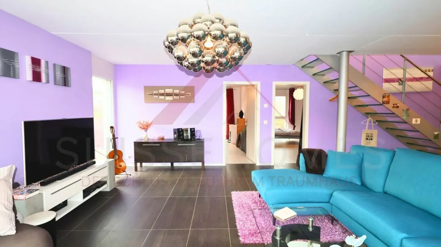 In der Nähe von Porrentruy (3 km) - Außergewöhnliche Villa mit Terrassen, Jacuzzi und Landschaftsgarten - Foto 4 von 24