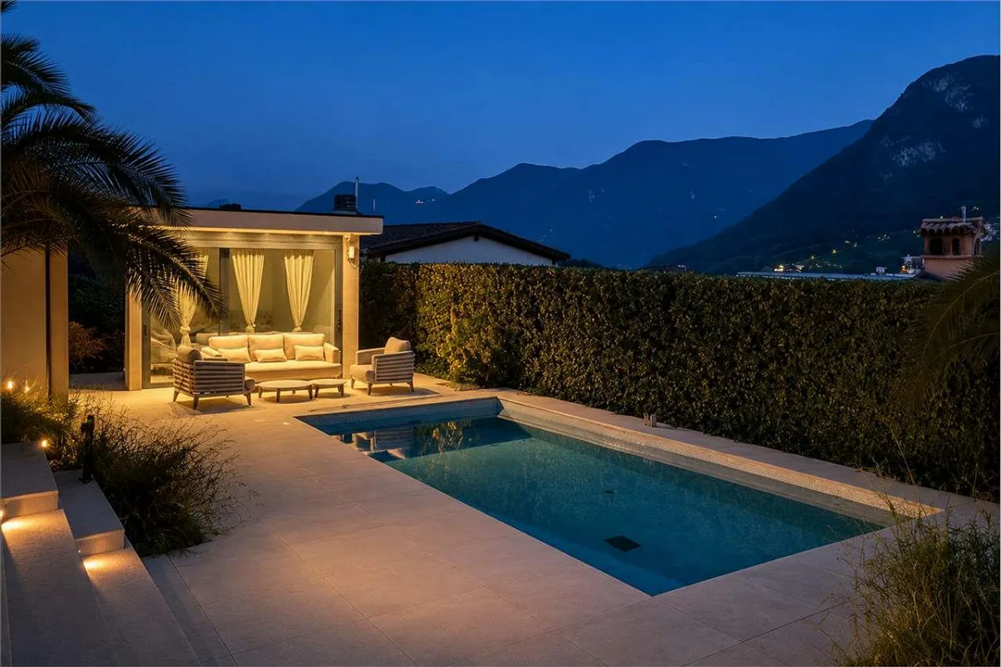 Elegante casa di campagna con piscina di fronte alla scuola americana. - Foto 12 di 13