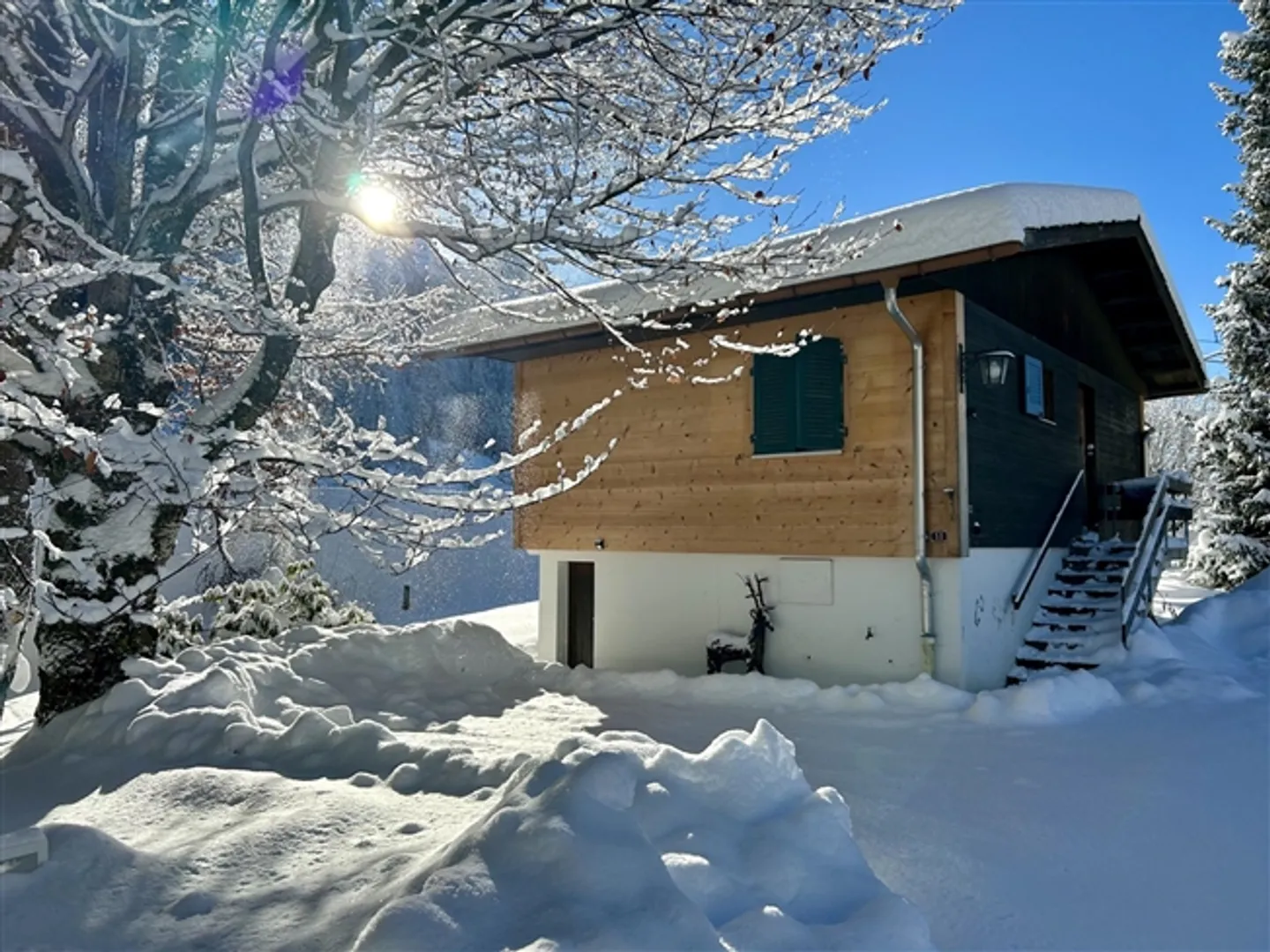 Accogliente chalet indipendente con seconda residenza nel villaggio di Rougemont - Foto 1 di 14