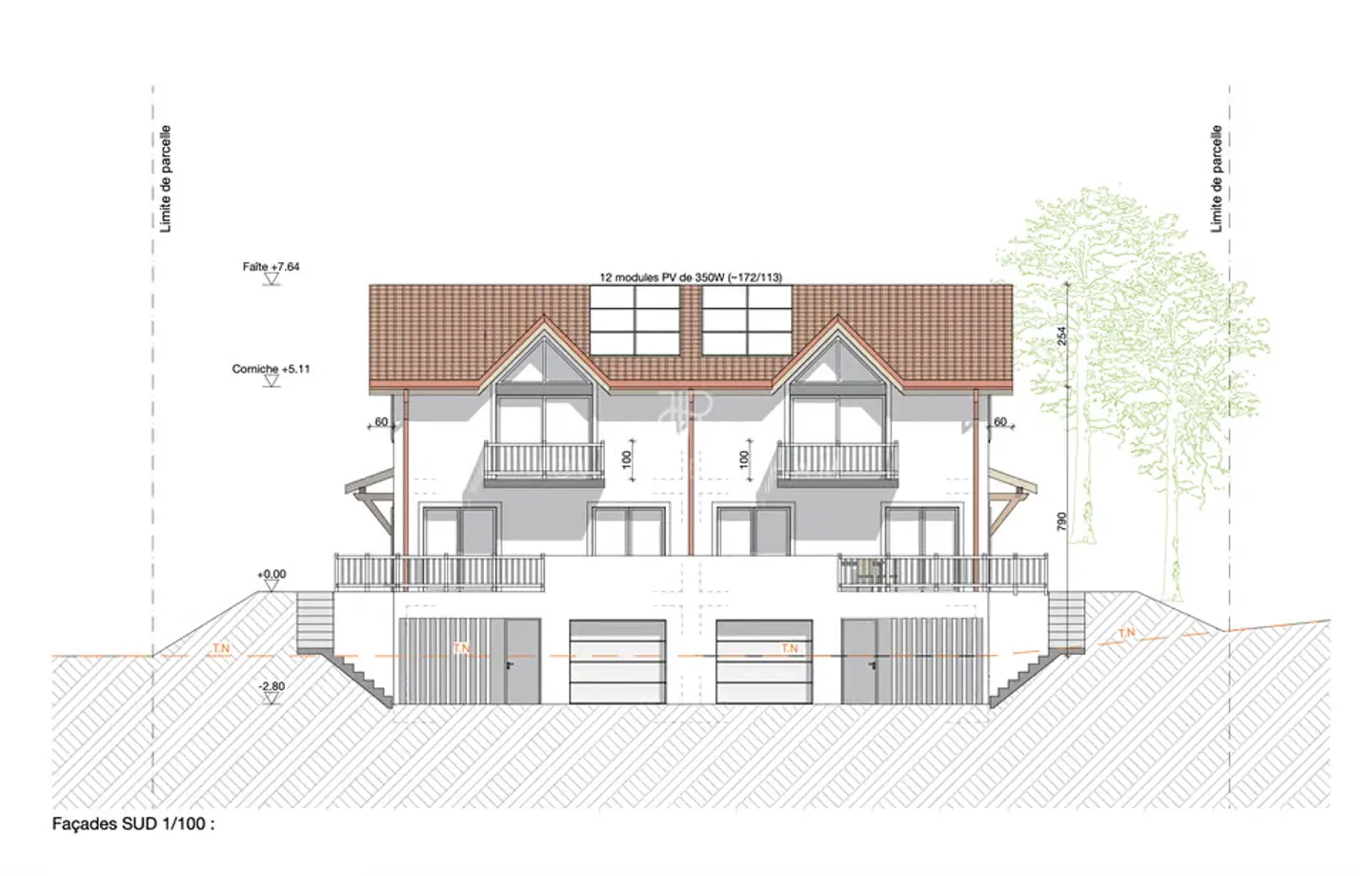 Der Weg | Villa A - im Plan - Foto 1 von 5