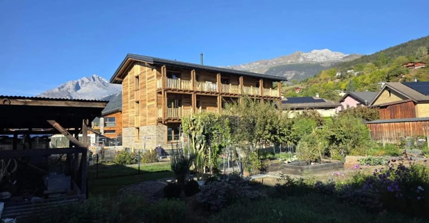 Attique de 4,5 pièces avec vue panoramique à Granois (Savièse) - Foto 1 von 12