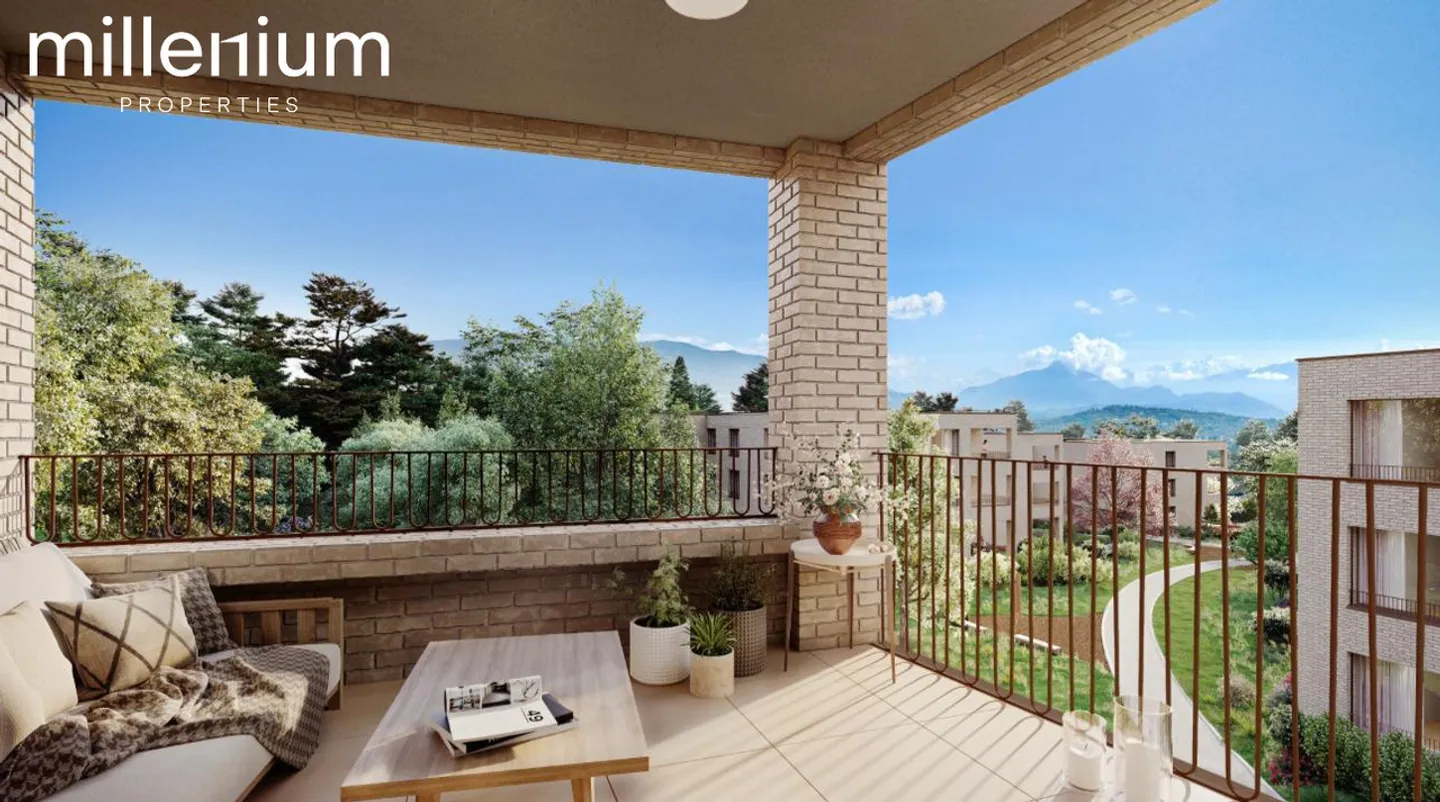 Nouvel appartement meublé exceptionnel avec loggia et vue dégagée - Photo 4 sur 7