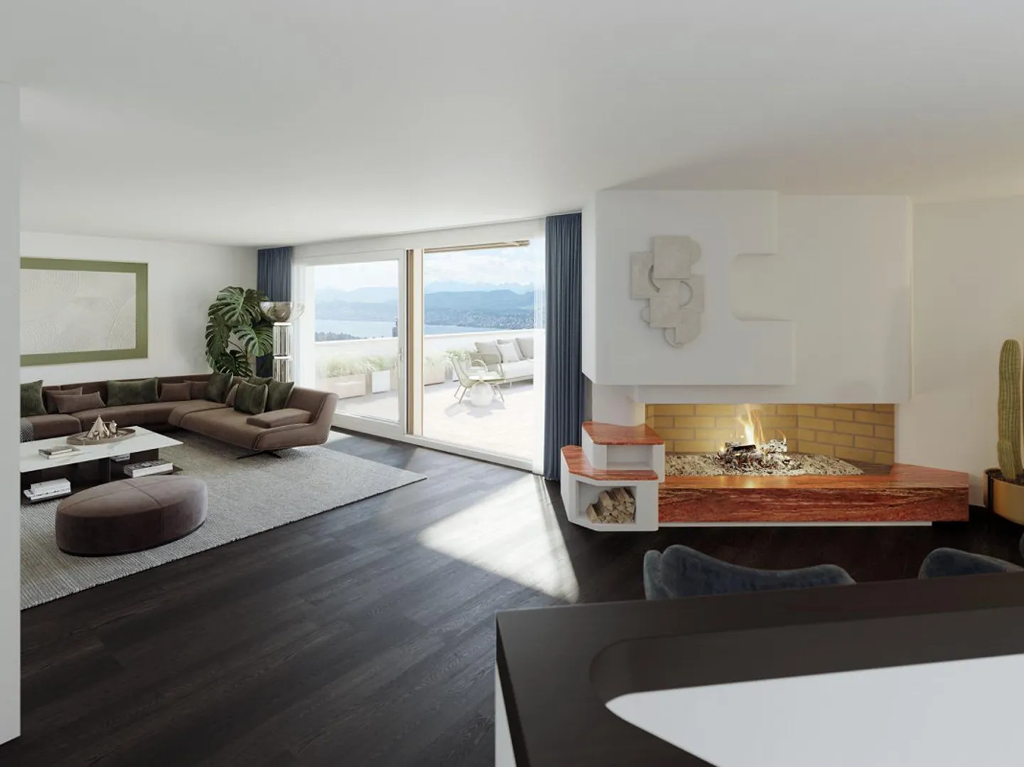 Enjoy an exclusive living environment with a view that stretches from the city of Zurich over Lake Zurich to the distance! - Photo 3 of 13