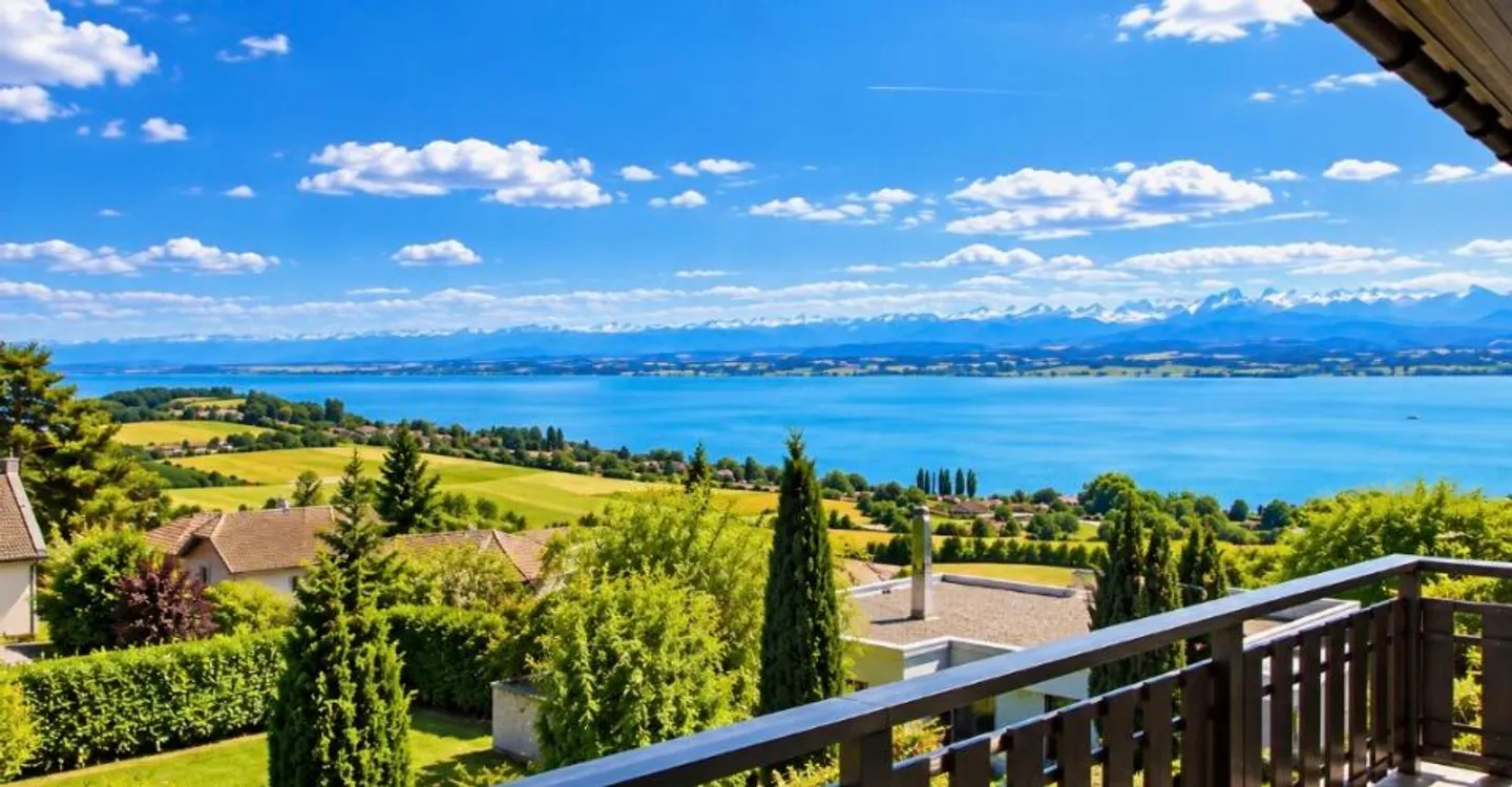 Belle villa familiale avec vue panoramique sur le lac et les Alpes - Photo 5 of 16