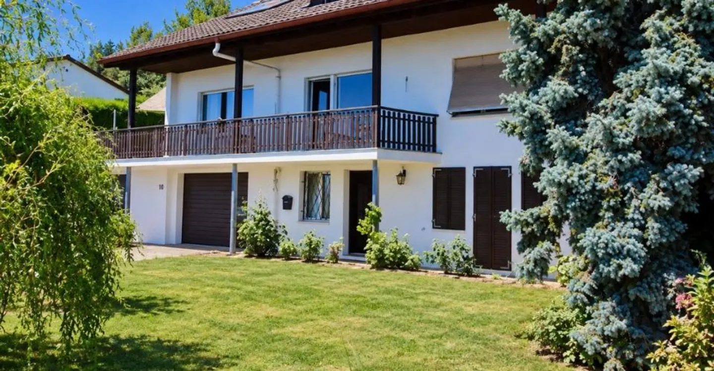 Belle villa familiale avec vue panoramique sur le lac et les Alpes - Photo 2 of 16