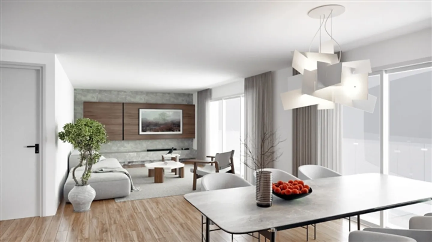 Grand chalet de 5,5 pièces avec sous-sol et double garage, hors plan avec toutes les surfaces selon les souhaits du locataire. - Photo 2 sur 12