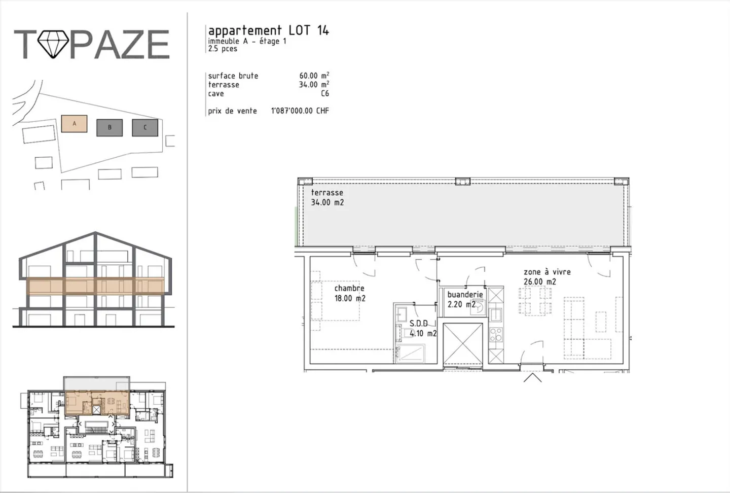 Appartamento 2.5 locali al 1° piano Crans-Montana - Foto 9 di 9