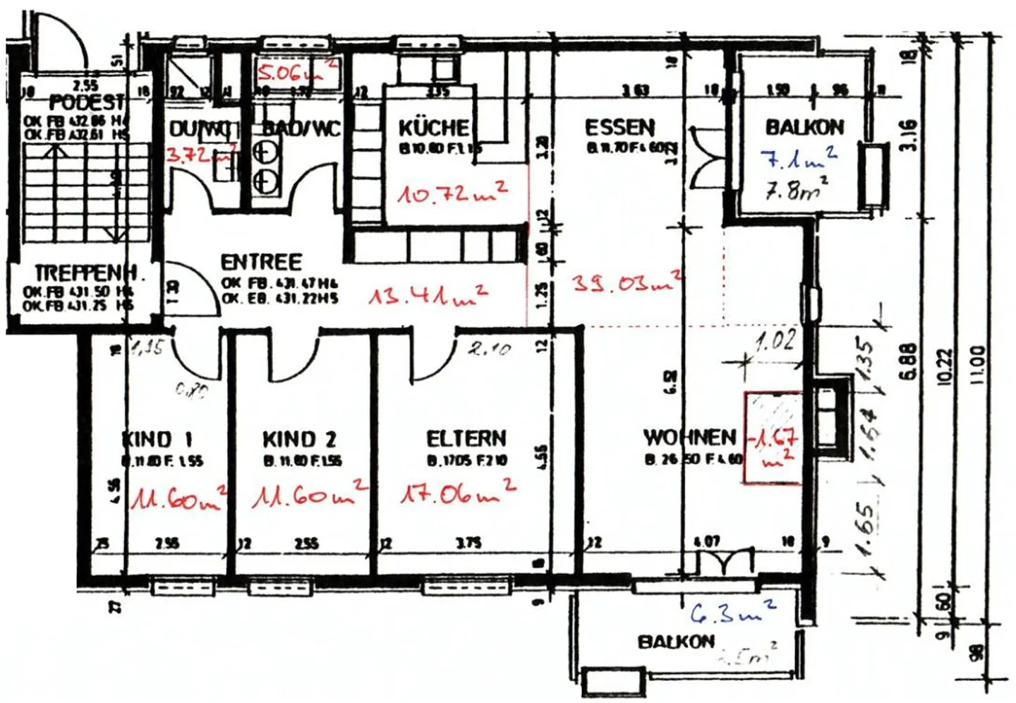 THE PRICE-PERFORMANCE HIT FOR A FAMILY - Attractive 4.5 Room Apartment - Photo 18 of 21
