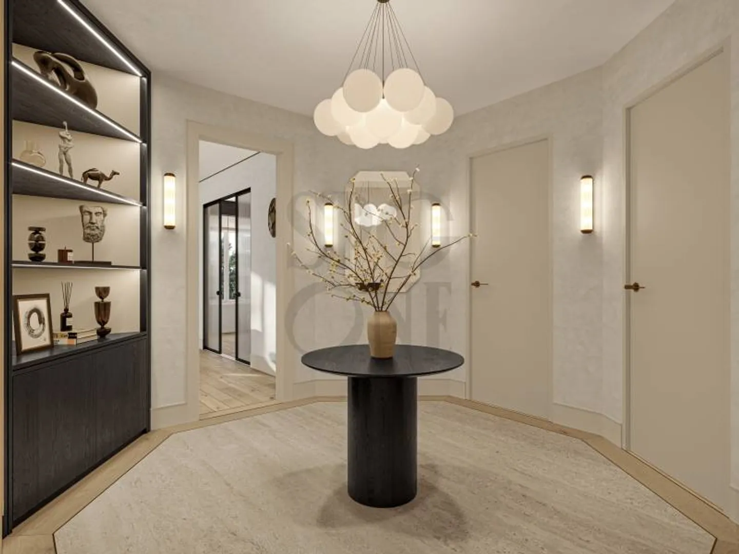 Turnkey penthouse, fully renovated in Champel - Photo 11 of 12