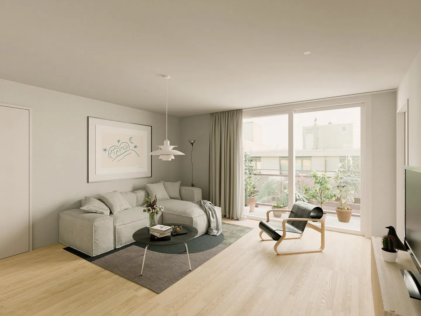 New Construction Gundeli - Quiet Courtyard with Beautiful Terrace - Photo 2 of 3