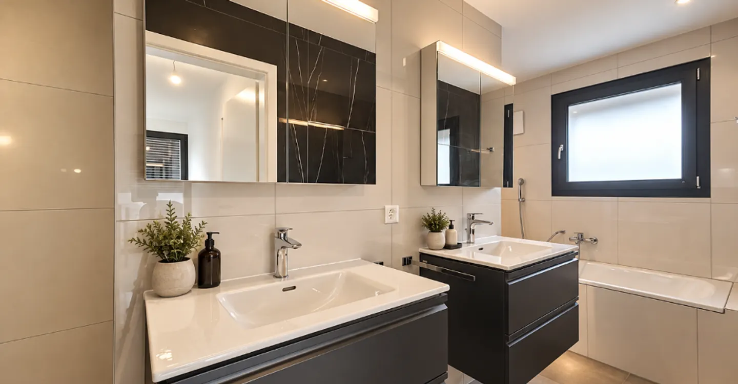 Contemporary 5.5-room adjoining villa with garden - Photo 8 of 12