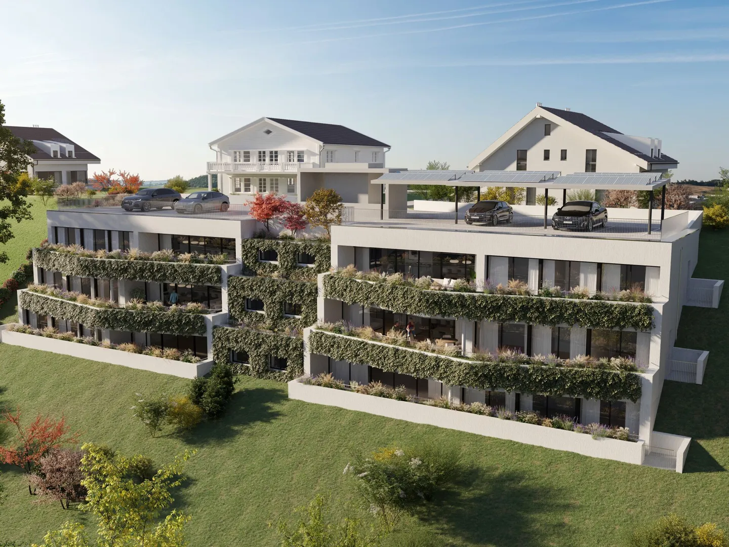 Zu verkaufen: wunderschöne 5,5-Zimmer-Wohnung mit Terrasse in der Gemeinde Vaulruz - Foto 1 von 21