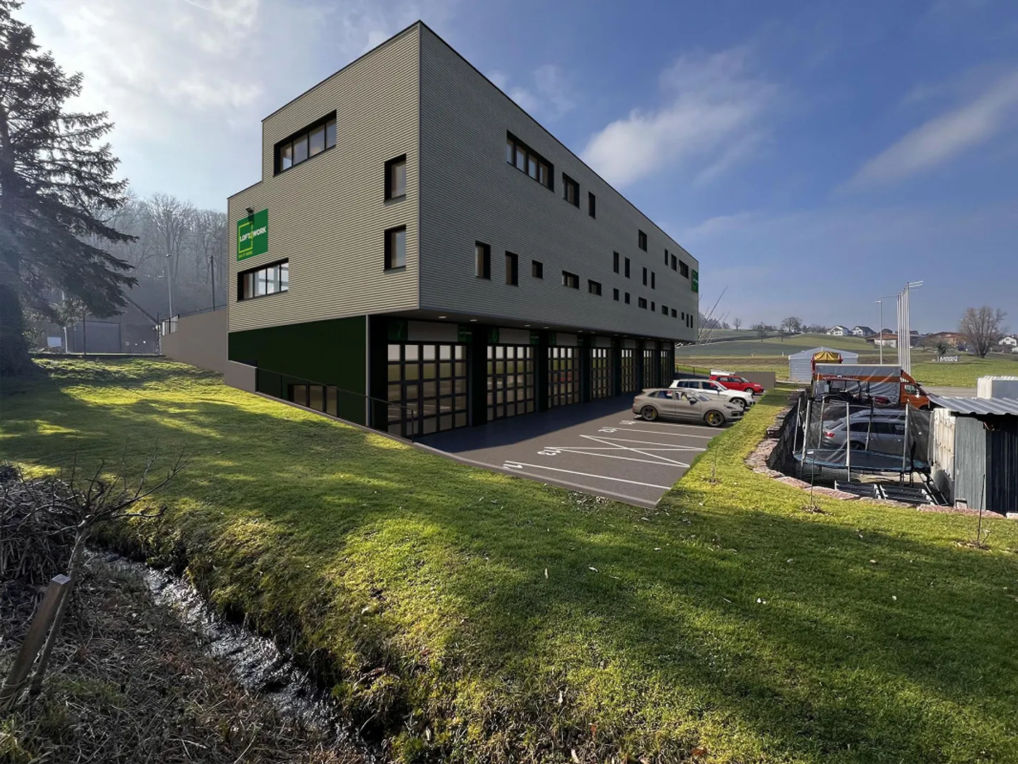 NUOVA COSTRUZIONE COMMERCIALE: UNITA' COMMERCIALI IN VENDITA IN PROPRIETÀ CONDOMINIALE - Foto 26 di 27