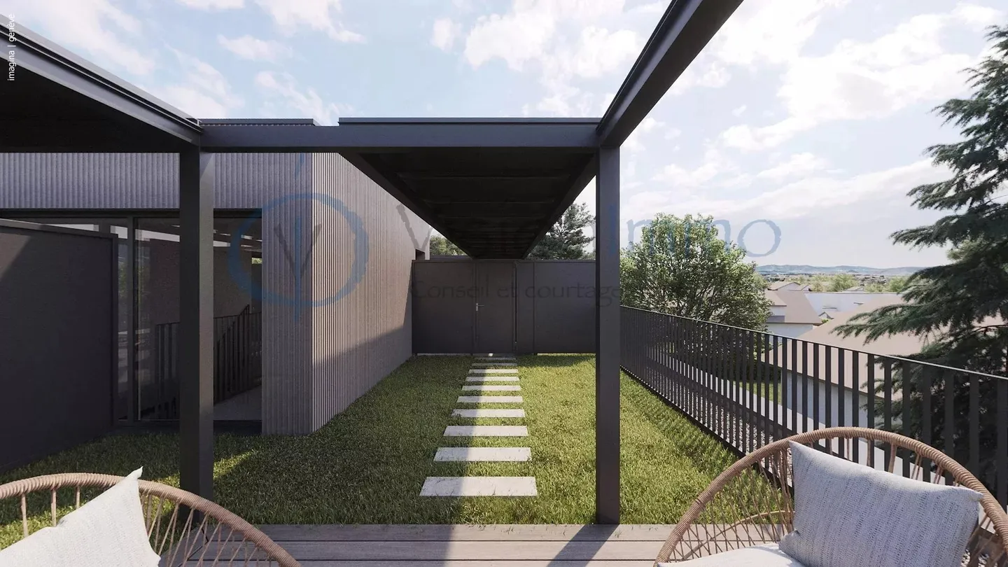 Neue Wohnung in Vessy mit Garten und Dachterrasse (THPE) - Foto 4 von 7