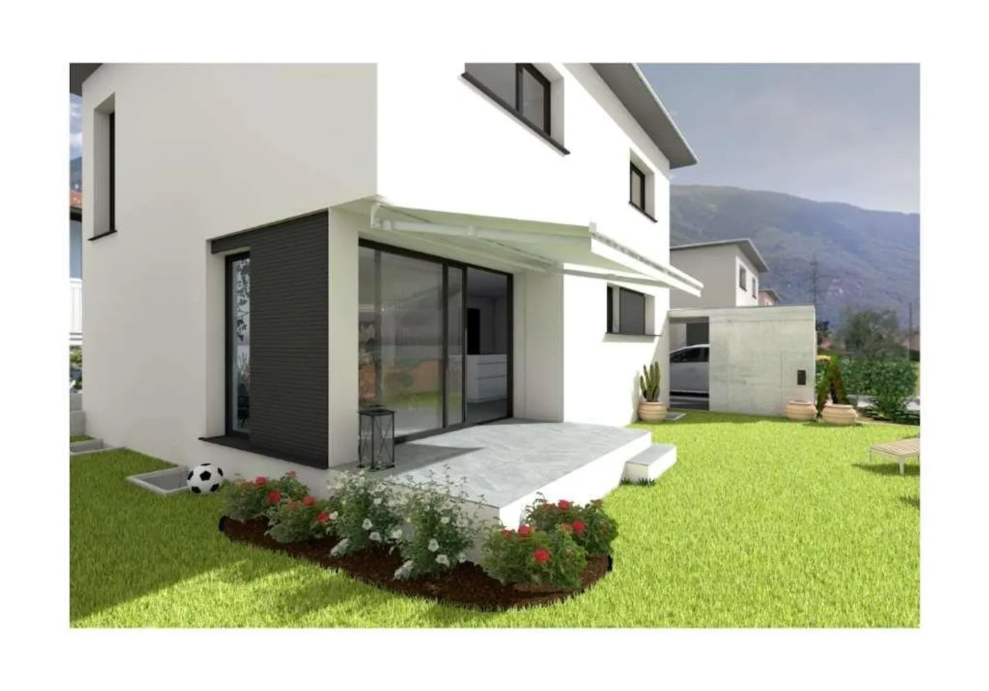 Villa unifamiliale moderne avec jardin à construire - Photo 2 sur 6