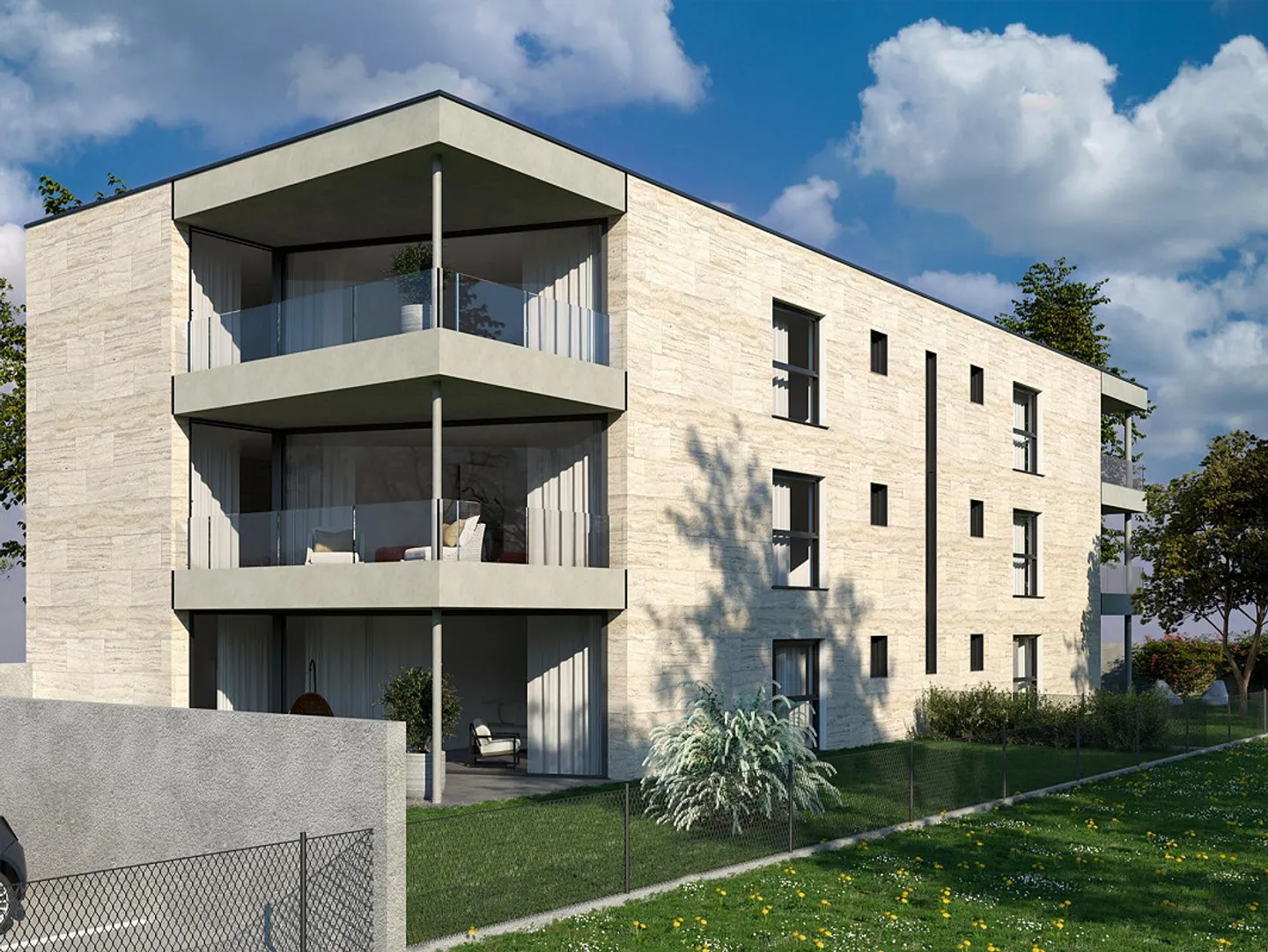 Facile da curare, confortevole, nuova costruzione: appartamento di 3,5 locali in una nuova residenza - Foto 2 di 5