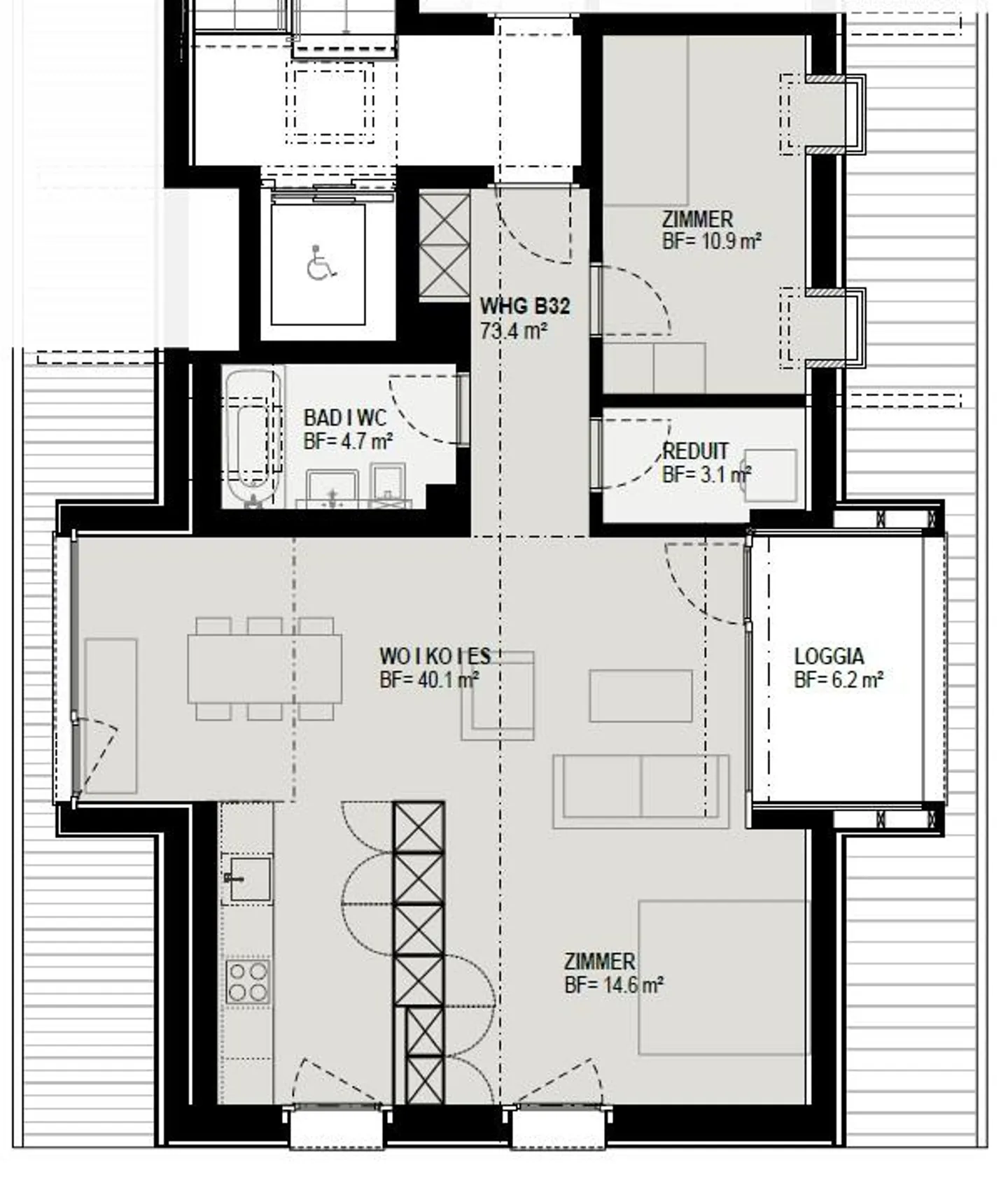 Moderner Loft Nahe dem See - Foto 9 von 9