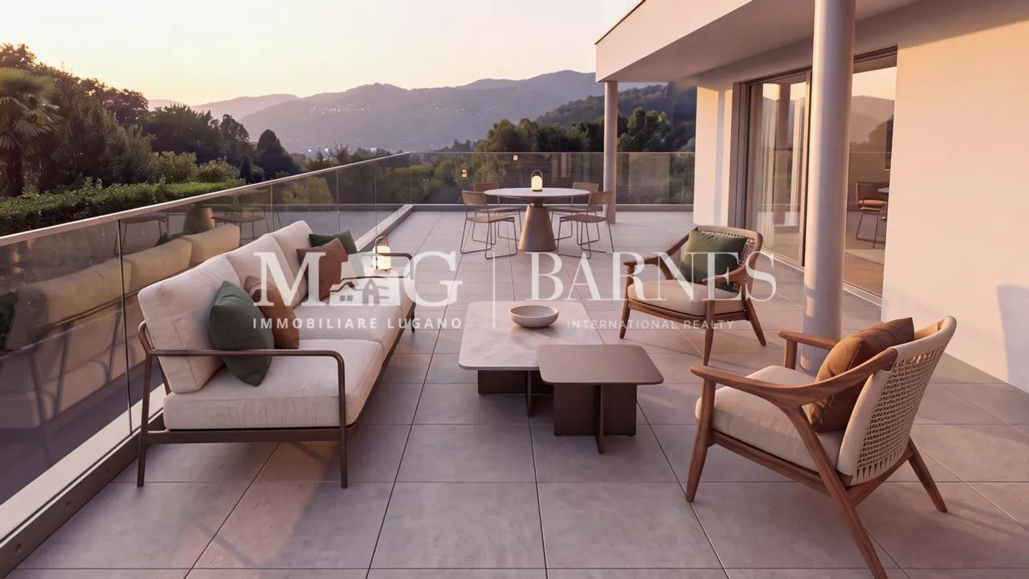 Gentilino : Exclusif 5.5 pièces avec terrasse - près du TASIS - Photo 7 sur 7