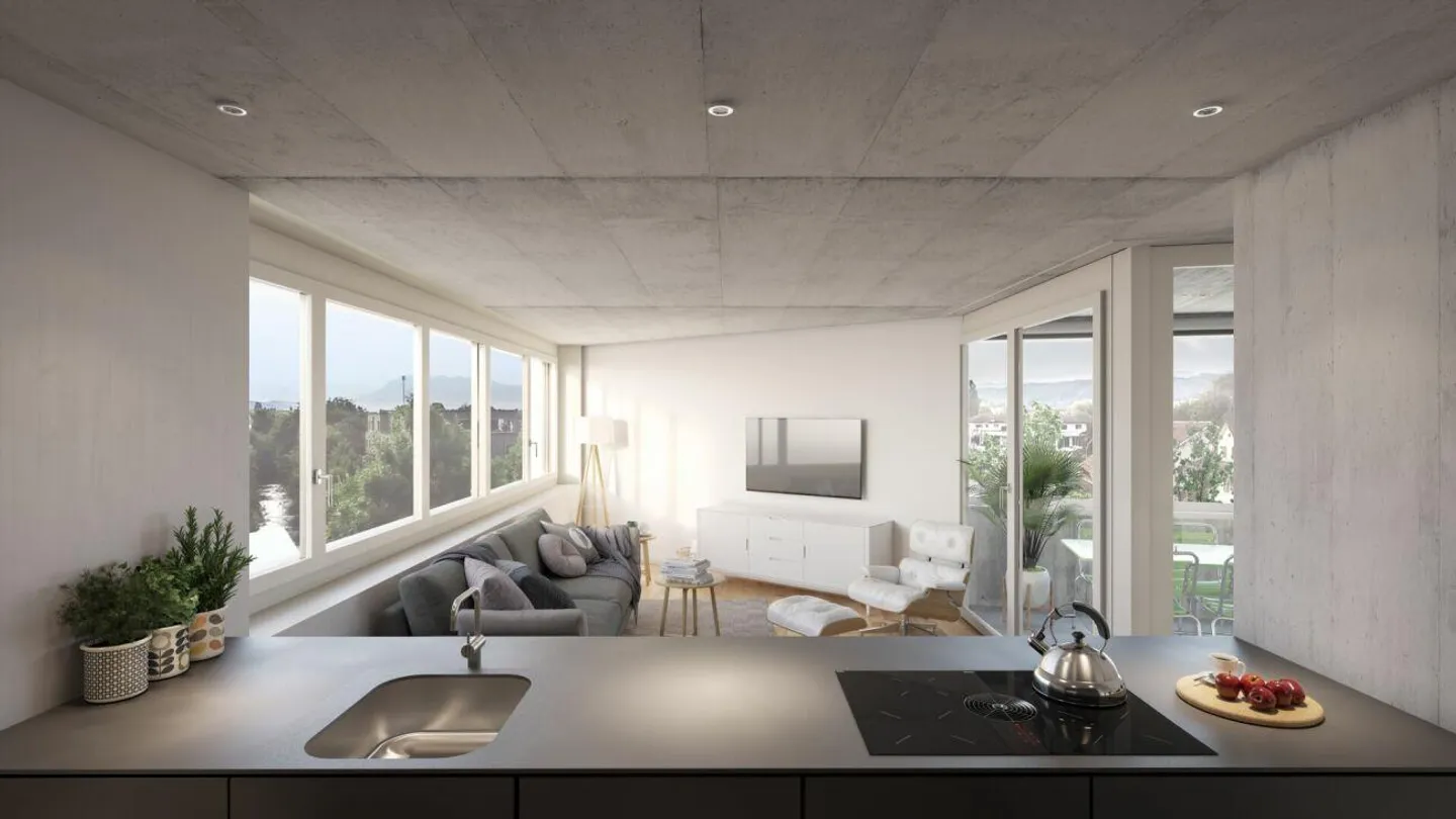 Première location : Appartement moderne de 5 pièces - Photo 3 sur 5