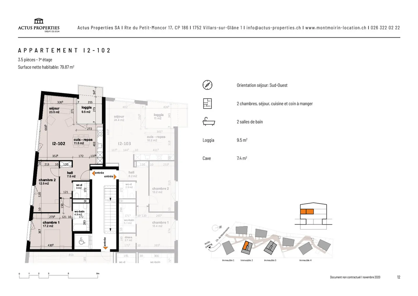 Spacious 3.5 rooms with loggia - Photo 9 of 11