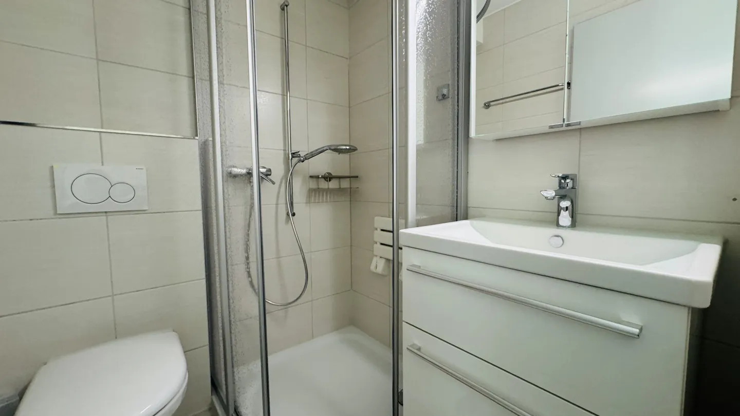 Appartement 5.5 pièces récemment rénové, 2 salles de bains, 2 garages, machine à laver personnelle, 2 balcons et cave - Photo 4 sur 11