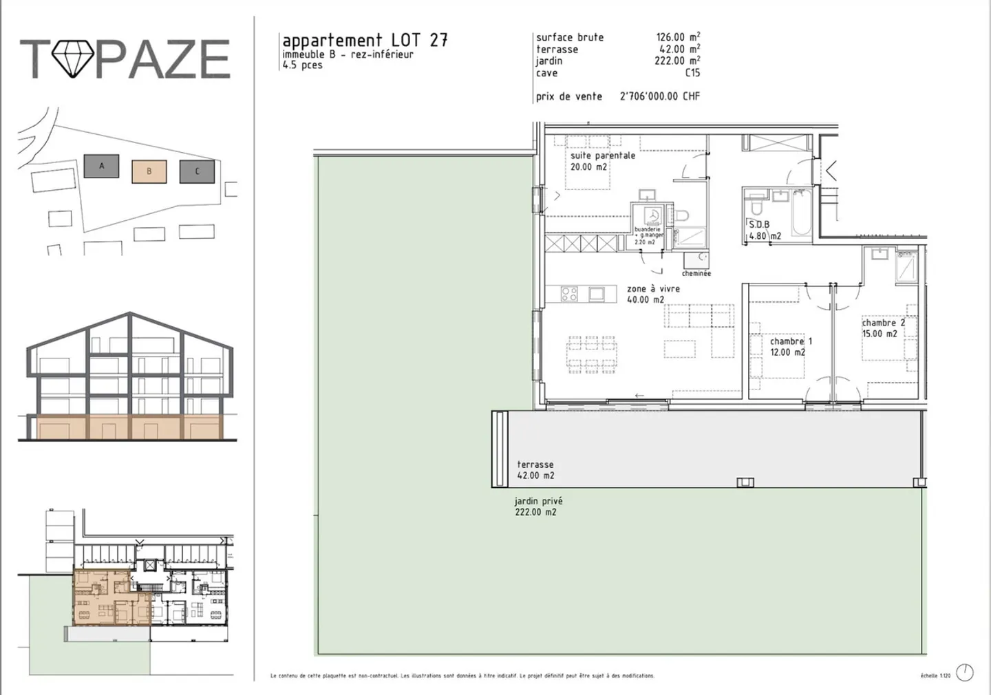 Luxuriöse 4,5 Zimmer im Bau in Crans-Montana - Foto 9 von 9