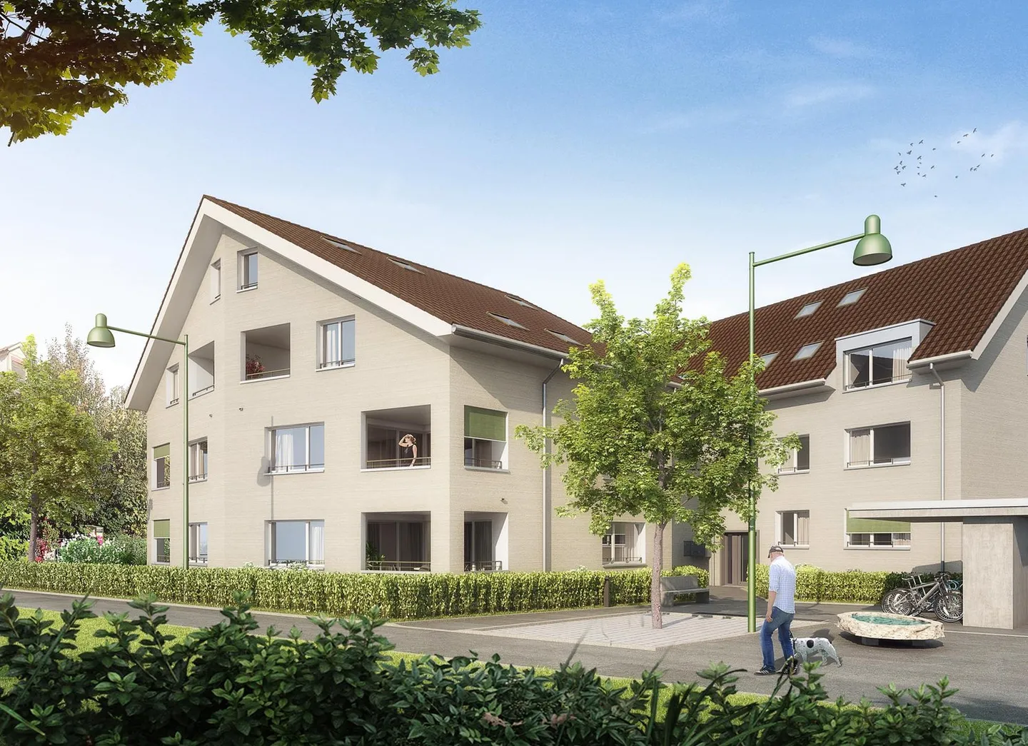 Parking spaces in the village center of Aesch - Photo 1 of 1