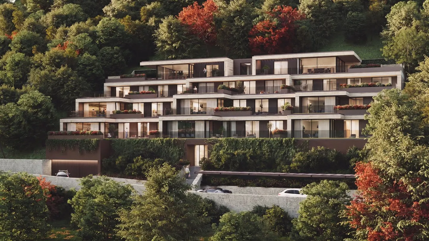 Appartamento 3.5 Locali con Giardino e Terrazzo – Residenza Foresta, Lugano - Foto 12 di 15