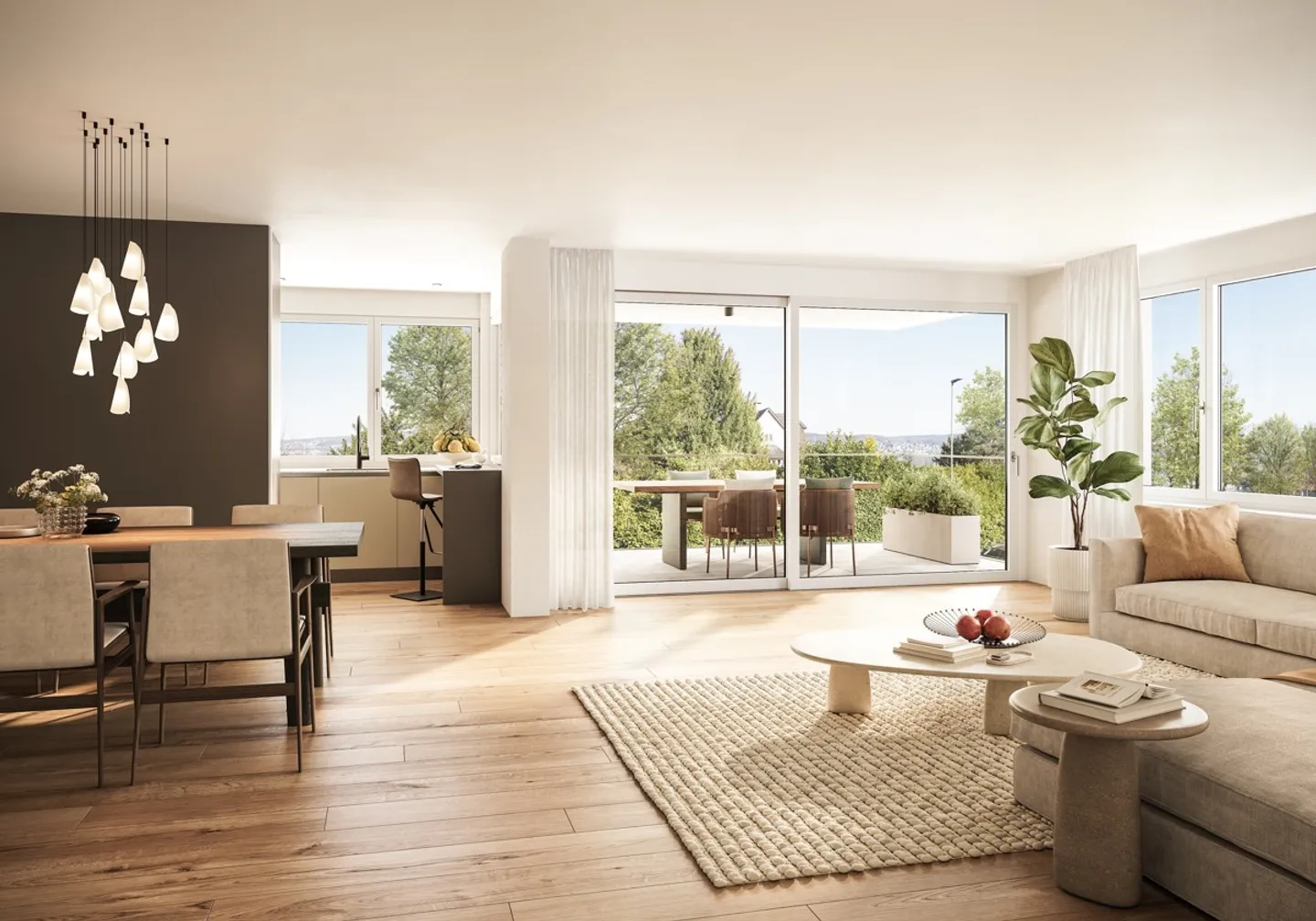 Neubauprojekt Azuré: Hochwertige 3.5-Zimmer-Wohnung am See - Foto 2 von 6