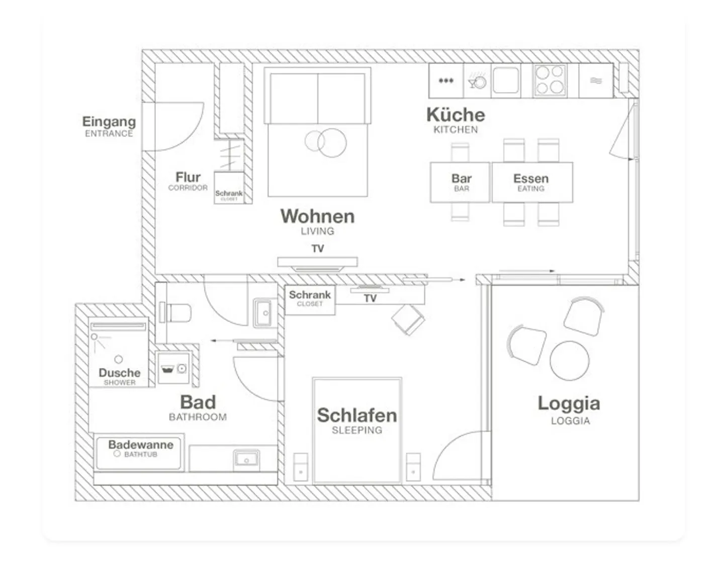 Appartamento 2.5 camere elegante - Foto 5 di 5