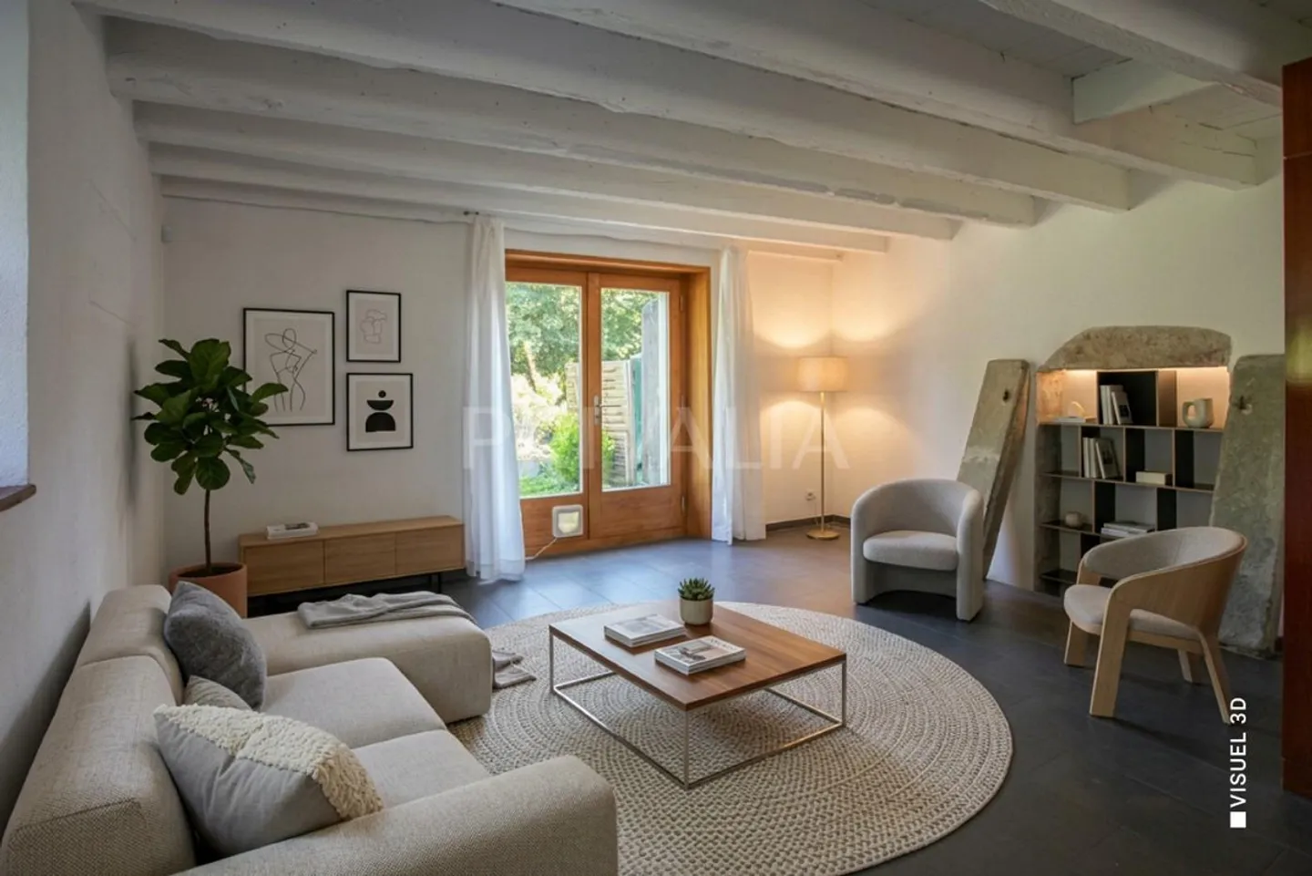 Bella casa a schiera nel cuore di Troinex - Foto 2 di 6