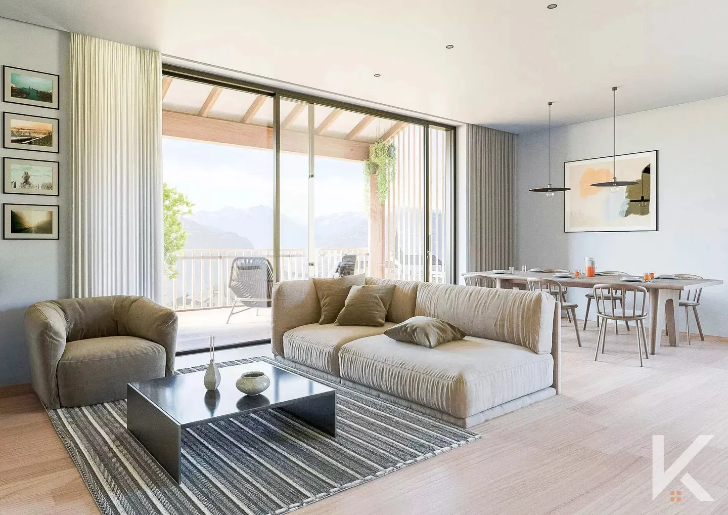 Appartement Contemporain avec Balcon - Photo 2 sur 14