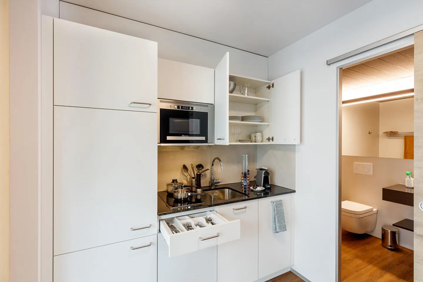Monolocale 1.5 arredato COMFORT nel Boardinghouse St. Gallen - Foto 4 di 9
