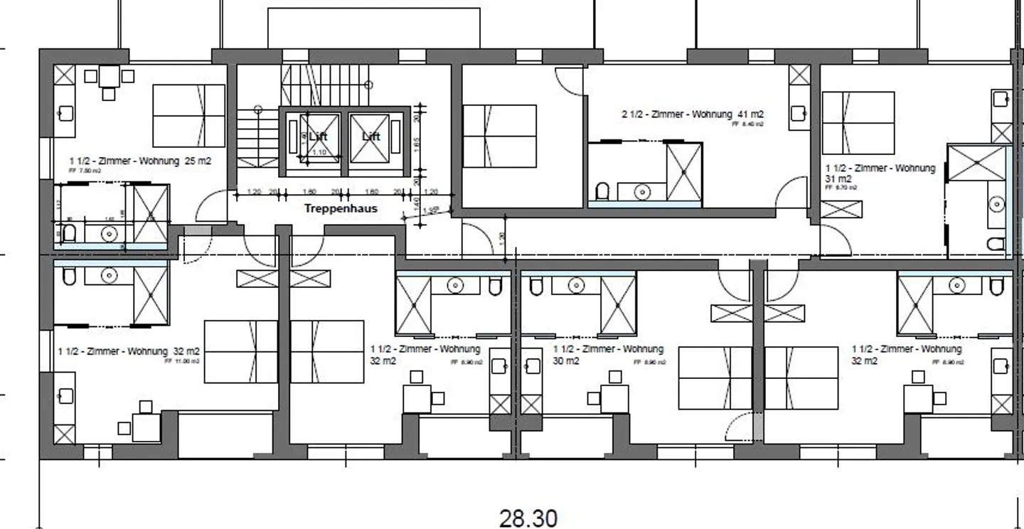 Monolocale 1.5 arredato COMFORT nel Boardinghouse St. Gallen - Foto 9 di 9