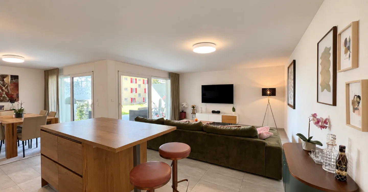 Appartement contemporain avec terrasses - Photo 2 sur 12