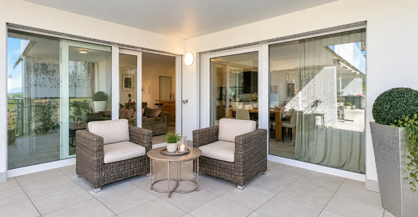 Appartement contemporain avec terrasses - Photo 4 sur 12