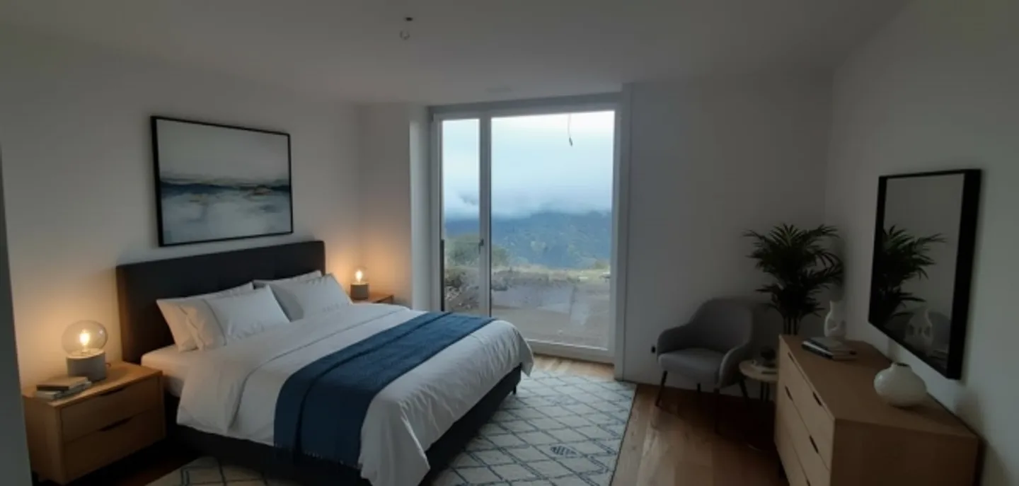 Appartement de jardin moderne 5.5 pièces à Zeneggen avec vue sur la montagne - Photo 7 sur 10