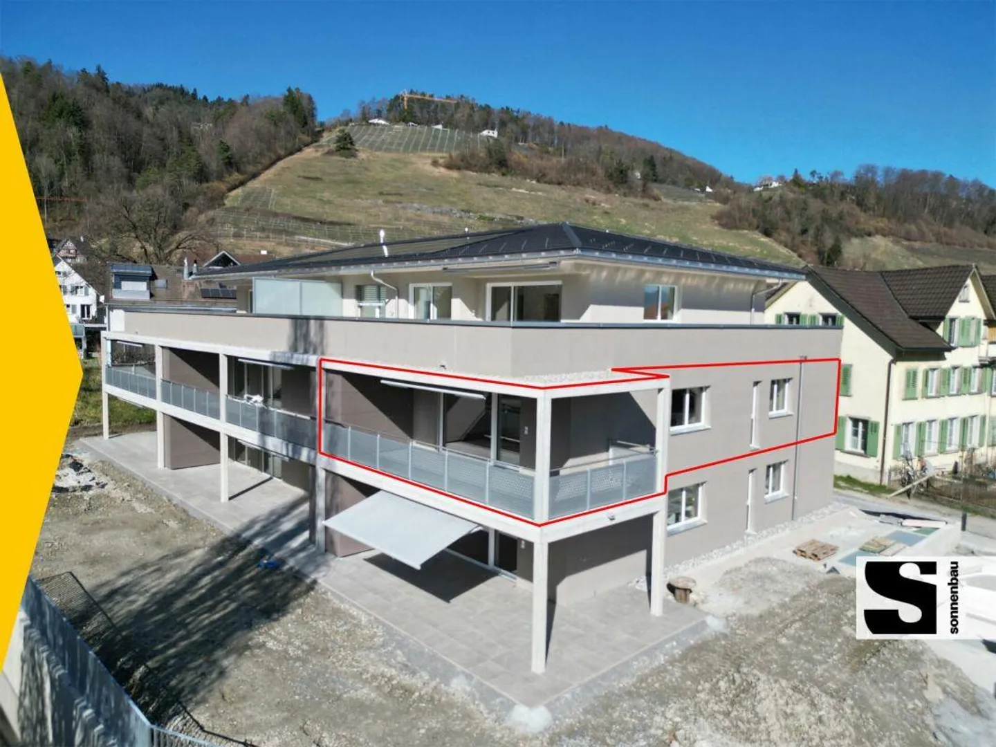 Stilvolle Wohnung in Berneck - Foto 1 von 15