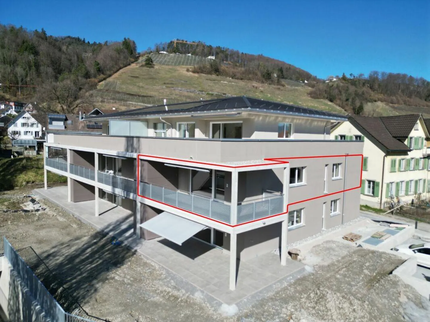 Stilvolle Wohnung in Berneck - Foto 2 von 15