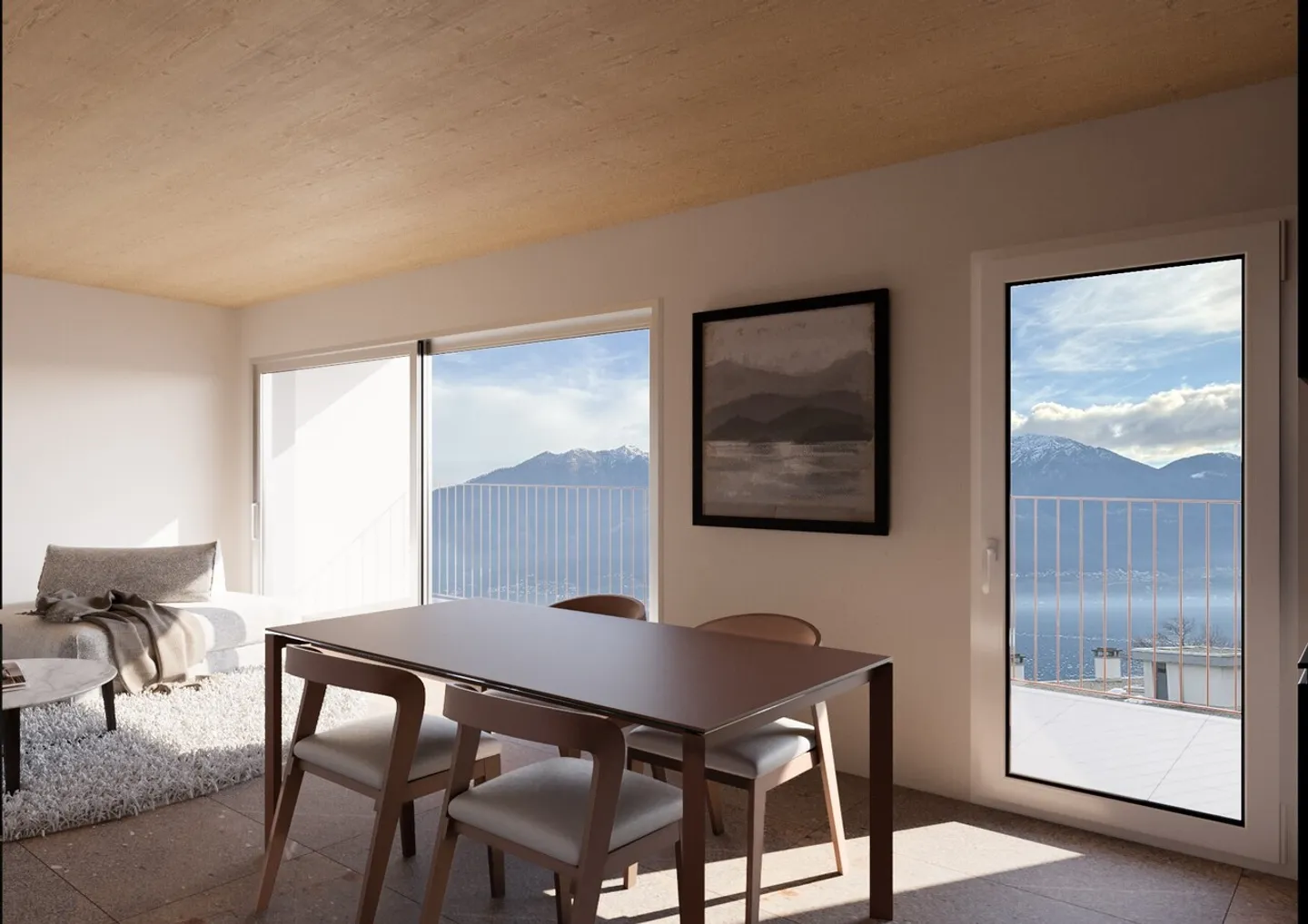 Studio élégant avec vue sur le lac - Photo 3 sur 4