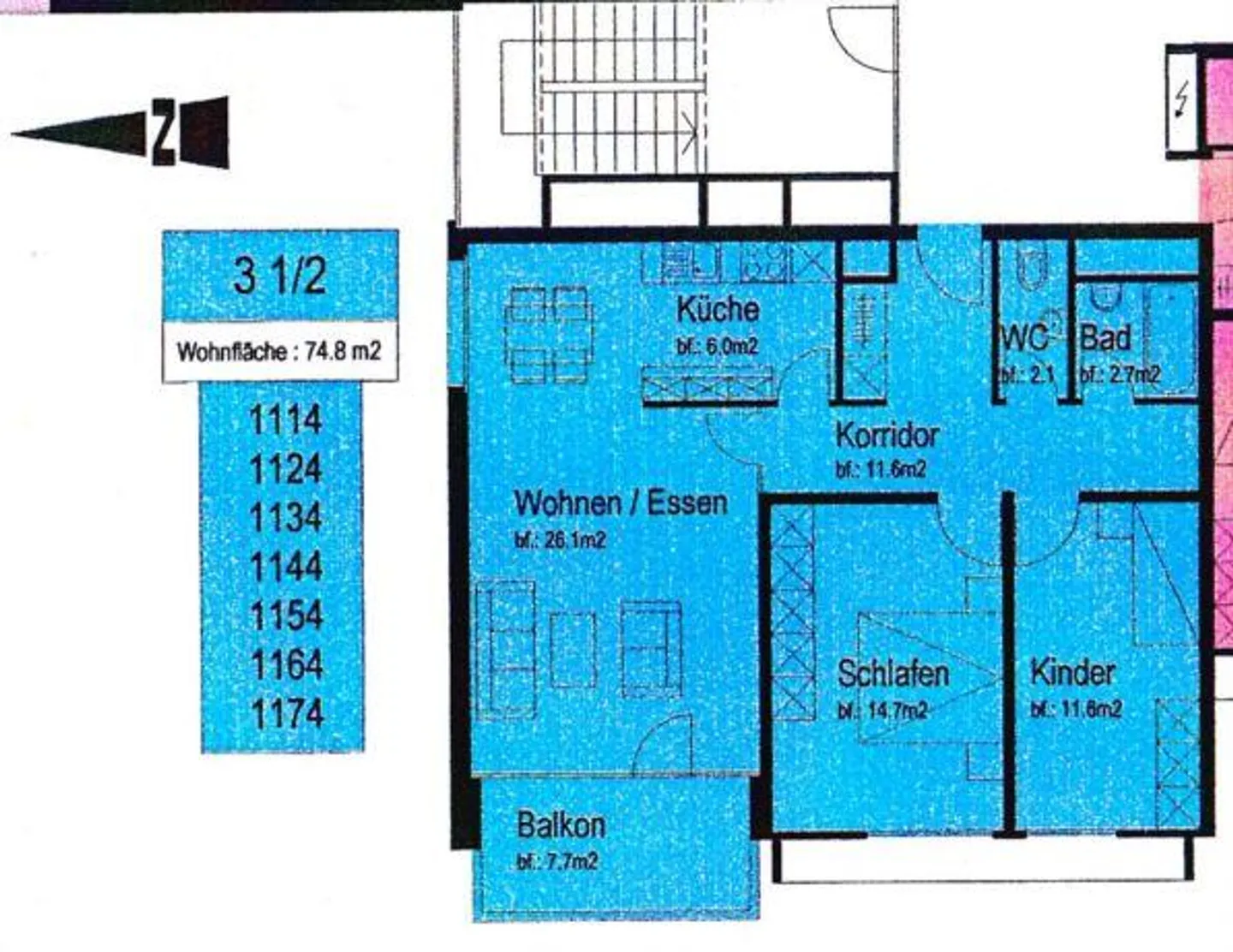Zentrale 3.5-Zimmer-Wohnung - Foto 12 von 12