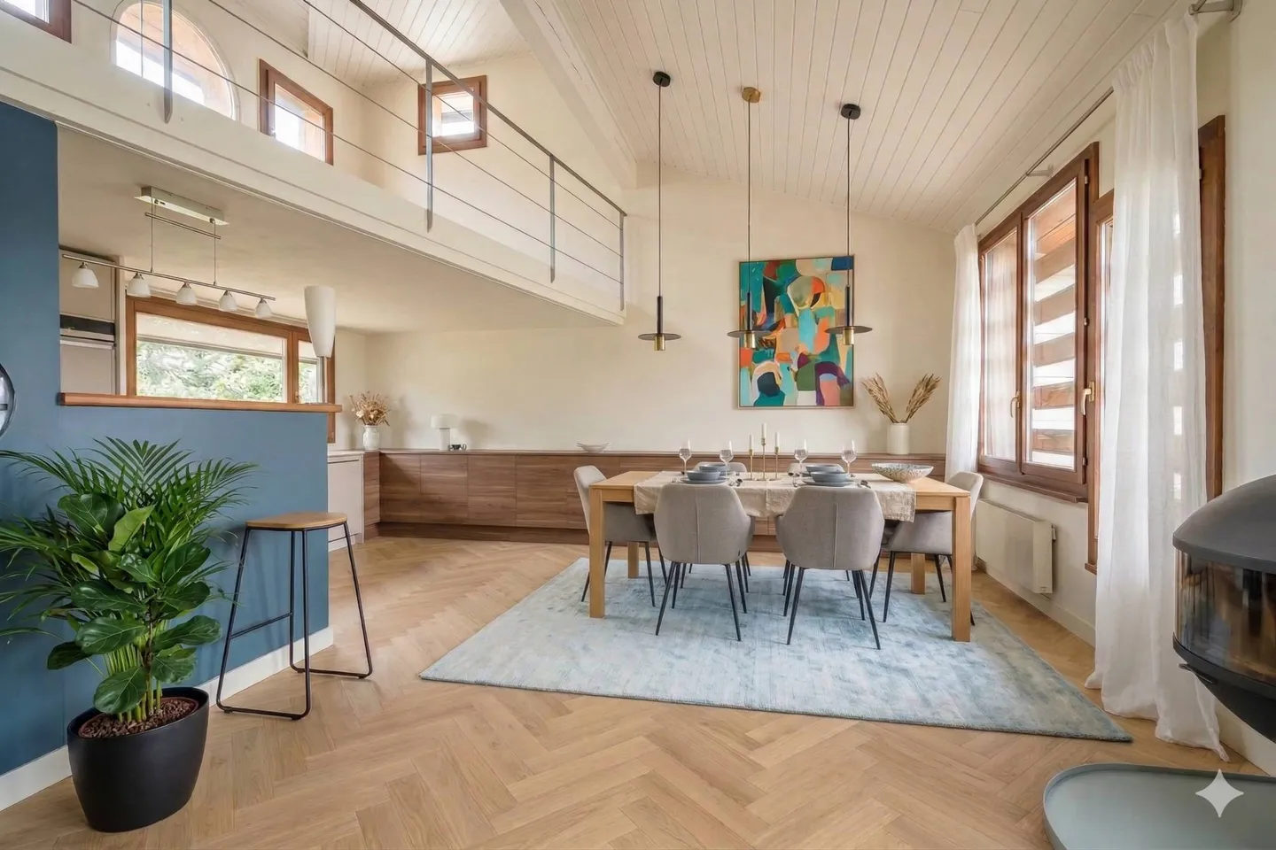 CO-EXKLUSIVITÄT - Atypische Architektenvilla im Herzen der Genfer Landschaft - Foto 12 von 13