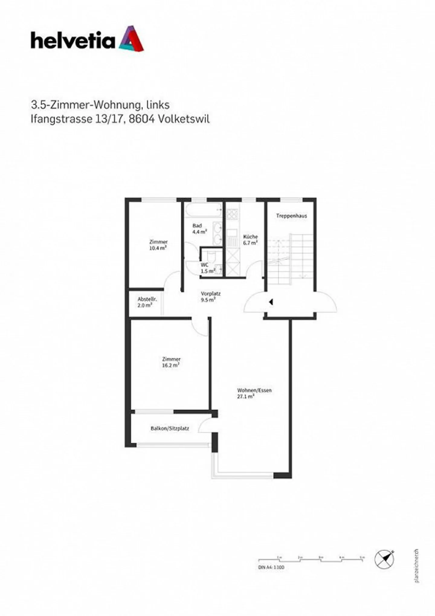 Bright Apartment with Balcony - Photo 6 of 7