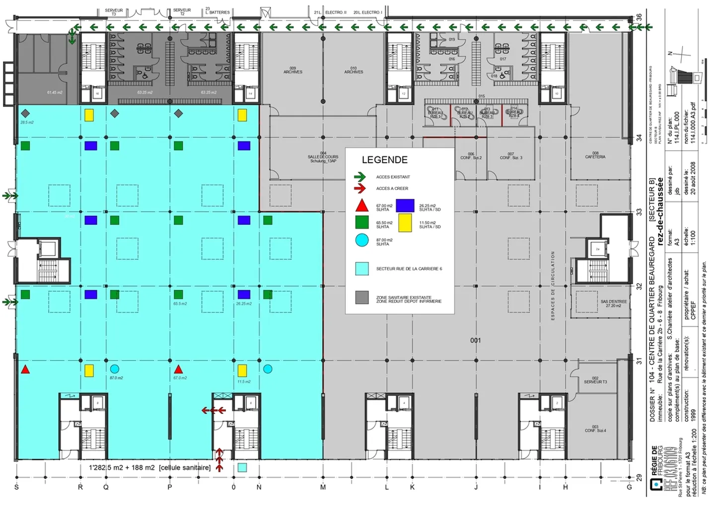 ADMINISTRATIVE SPACE OF APPROX. 390 M² ON THE 4TH FLOOR - SOUTHWEST WING - Photo 3 of 6