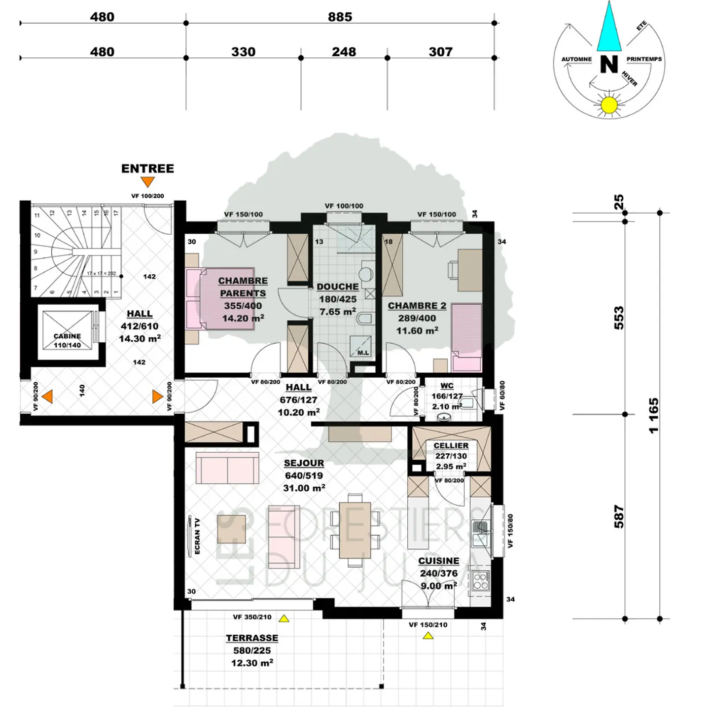 Wunderschöne 3,5-Zimmer-Wohnung mit privatem Garten - Foto 11 von 11