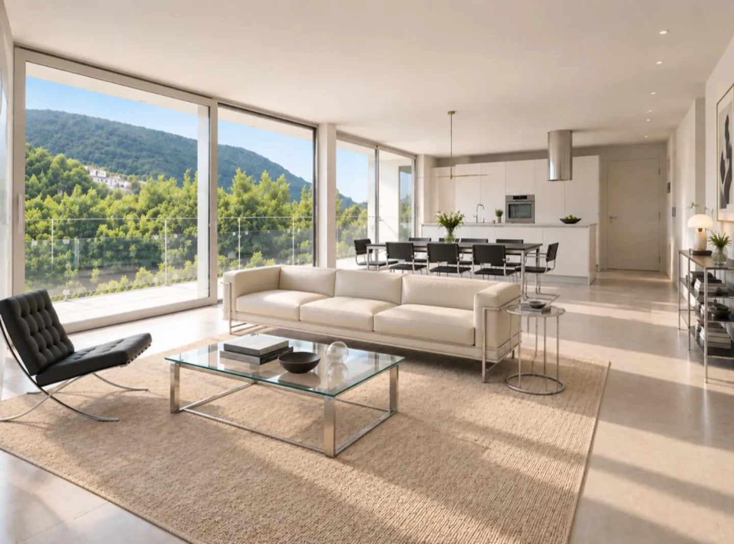 Wohnung mit Terrasse und herrlichem Blick auf Lugano und die Berge - Foto 2 von 6